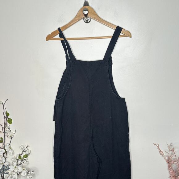 LUCY & YAK Original Dungaree Organic Denim Overalls in Black Sz 4R {KK54} - Picture 4 of 6